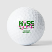 Balles De Golf Embrasse Mon Putt (Recto)