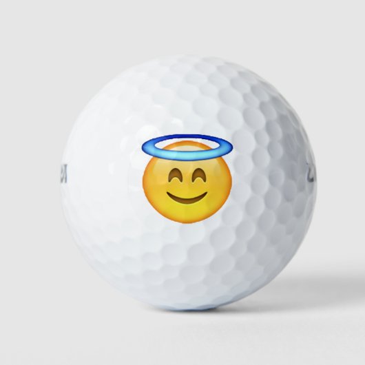 Balles De Golf Emoji - Angel (Devant)