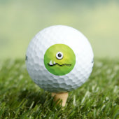 Balles De Golf Emoji drôle de l'oeil monstre (T-shirt Insitu)