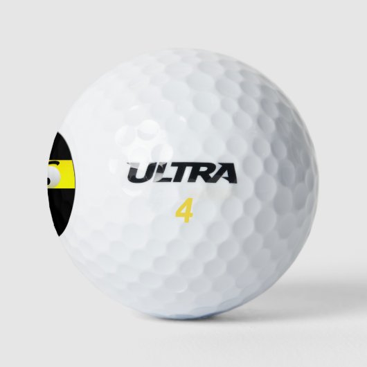 Balles De Golf Emoji Ninja (Logo)