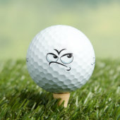 Balles De Golf Emoticon de la pensée (T-shirt Insitu)