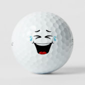 Balles De Golf Emoticon riant (Recto)