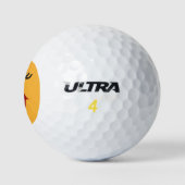 Balles de golf Émoticône embrassant (Logo)