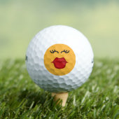 Balles de golf Émoticône embrassant (T-shirt Insitu)