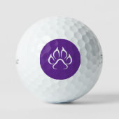 Balles De Golf Empreinte de patte (Recto)