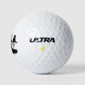 Balles De Golf En attente d'Halloween, Bat mignonne et Corbeau (Logo)