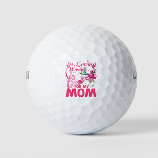 Balles De Golf En Mémoire Amoureuse Pour Ma Mère (Devant)