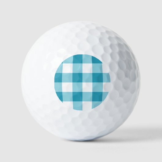 Balles De Golf en vichy Motif (Recto)