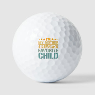 Balles De Golf Enfant préféré de ma belle-mère, drôle de famille