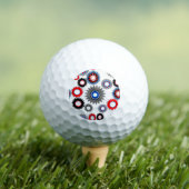 Balles De Golf Engrenages colorés (T-shirt Insitu)