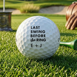 Balles De Golf Enterrement de Vie de Garçon Dernier Tour de Manèg