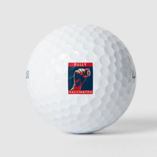Balles De Golf Entièrement vacciné (Devant)