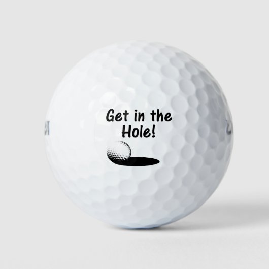 Balles De Golf Entrez dans le trou (Devant)
