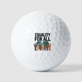 Balles De Golf Equality For All – Human Rights Day 2025 (Recto)