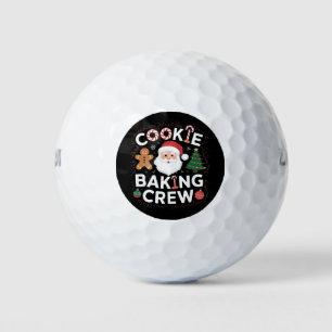 Balles De Golf Équipe de fabrication de biscuits de Noël Famille