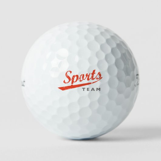 Balles De Golf Équipe de sport générique (Recto)