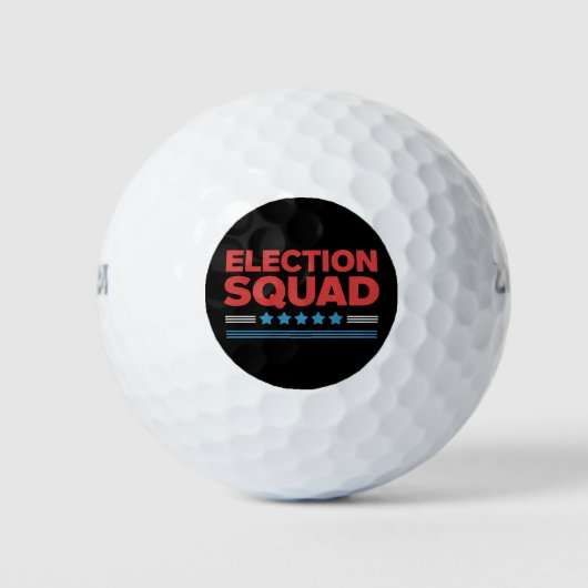 Balles De Golf Équipe électorale 2024 Élection Démocrate Républic (Devant)