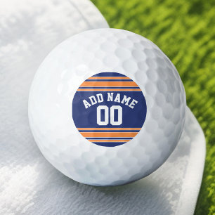 Balles De Golf Équipe Jersey avec nom et numéro personnalisés