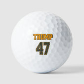 Balles De Golf Équipe Retro Trump 47 Vintage (Recto)