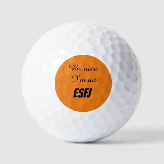 Balles de golf ESFJ (Recto)