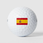 Balles De Golf Espagne - Drapeau national - Actuel (Devant)