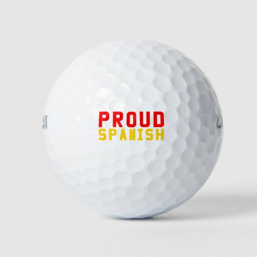Balles De Golf Espagnol fier (Devant)