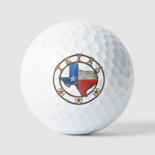 Balles De Golf État du Texas Fer forgé (Recto)