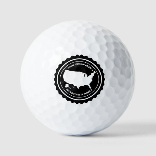 Balles De Golf États-Unis (Recto)