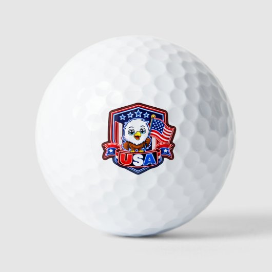 Balles De Golf États-Unis (Recto)