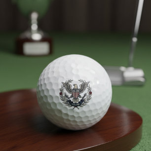 Balles De Golf États-Unis 250 Aigle patriotique motif héritage ID