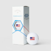 Balles De Golf États-Unis Drapeau css gbcnt (Conditionnement)