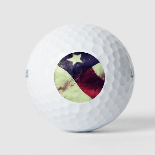 Balles De Golf étoile américaine (Devant)