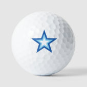 Balles De Golf Étoiles d'Amérique (Recto)