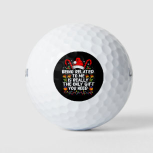 Balles De Golf Être apparenté à moi est vraiment le seul cadeau