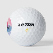 Balles De Golf Être comme un message de motivation diamant (Logo)