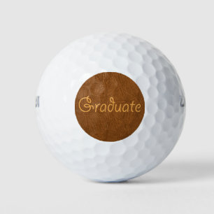 Balles De Golf Étudiant Brown en cuir de vache Regarder