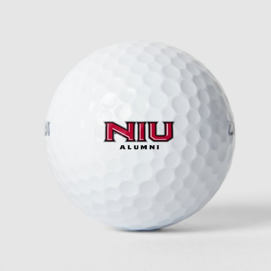 Balles De Golf Étudiant du NIU (Devant)