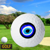 Balles De Golf Evil Eye Talisman & Arabe Amulet / Golf Ball