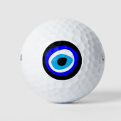 Balles De Golf Evil Eye Talisman & Arabe Amulet / Golf Ball (Devant)