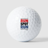 Balles De Golf Exécuter Trump 2024 (Recto)