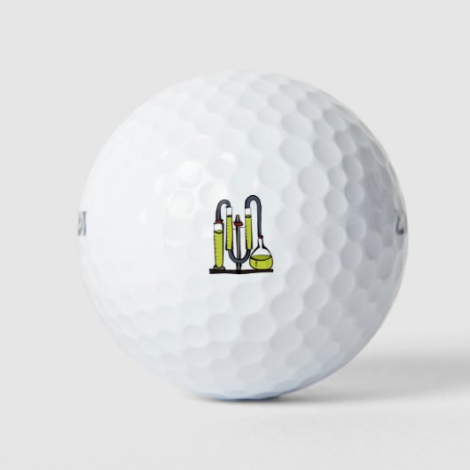 Balles De Golf Expérience chimique (Devant)