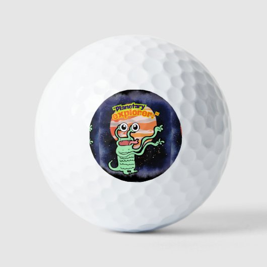 BALLES DE GOLF EXPLORATEUR PLANÉTAIRE (Recto)