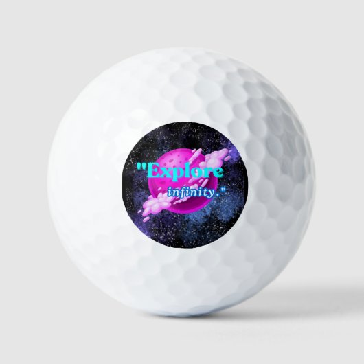 Balles De Golf Explorer l'infini (Recto)