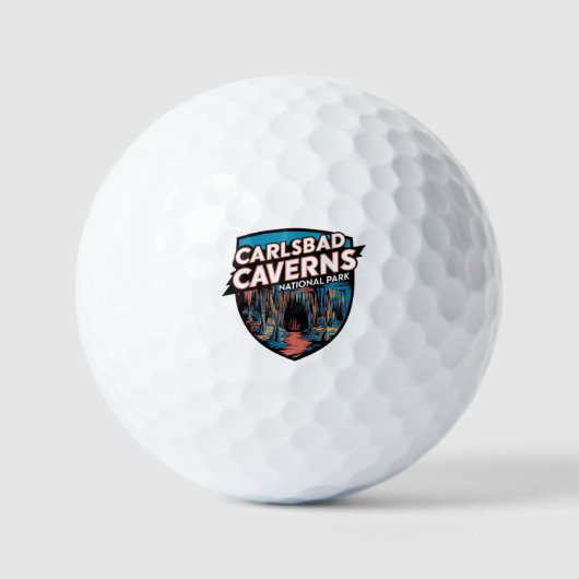Balles De Golf Explorez le parc national Carlsbad Caverns (Recto)