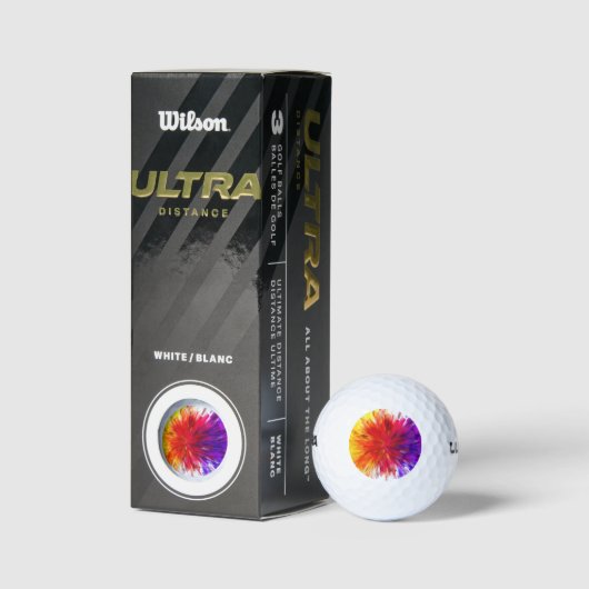 Balles De Golf Explosion de couleur (Emballage)