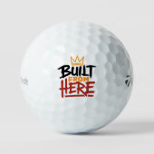 Balles De Golf Expression de fierté et d'authenticité construite (Recto)