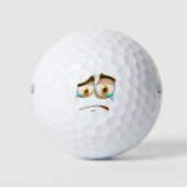 Balles De Golf Expression de visage triste (Devant)