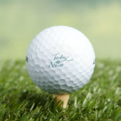 Balles De Golf Expression transparente actuelle ou jamais positiv (T-shirt Insitu)