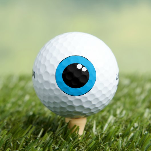 Balles De Golf Eyeball Blue Iris drôle (T-shirt Insitu)
