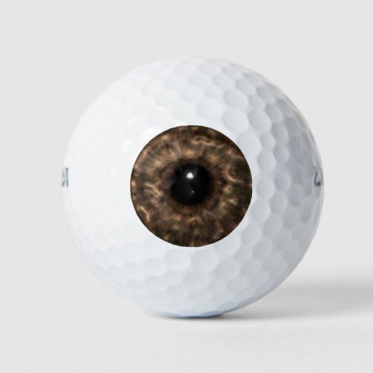 Balles De Golf Eyeball Brown (Devant)